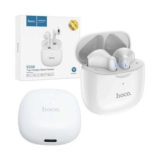 Hoco True Wireless Earbuds ES56 Scout Bluetooth V5.1 White